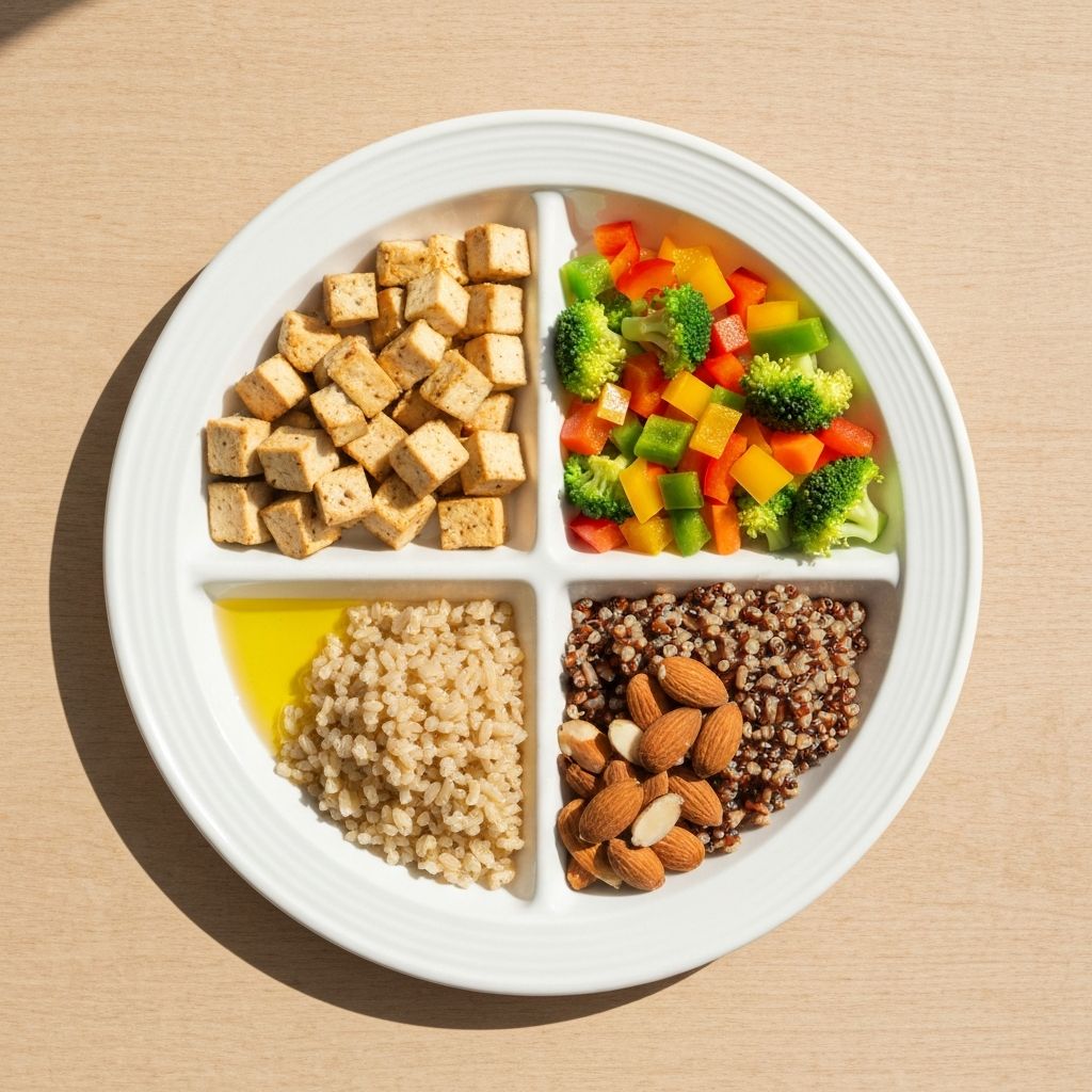 Balanced nutrition plate